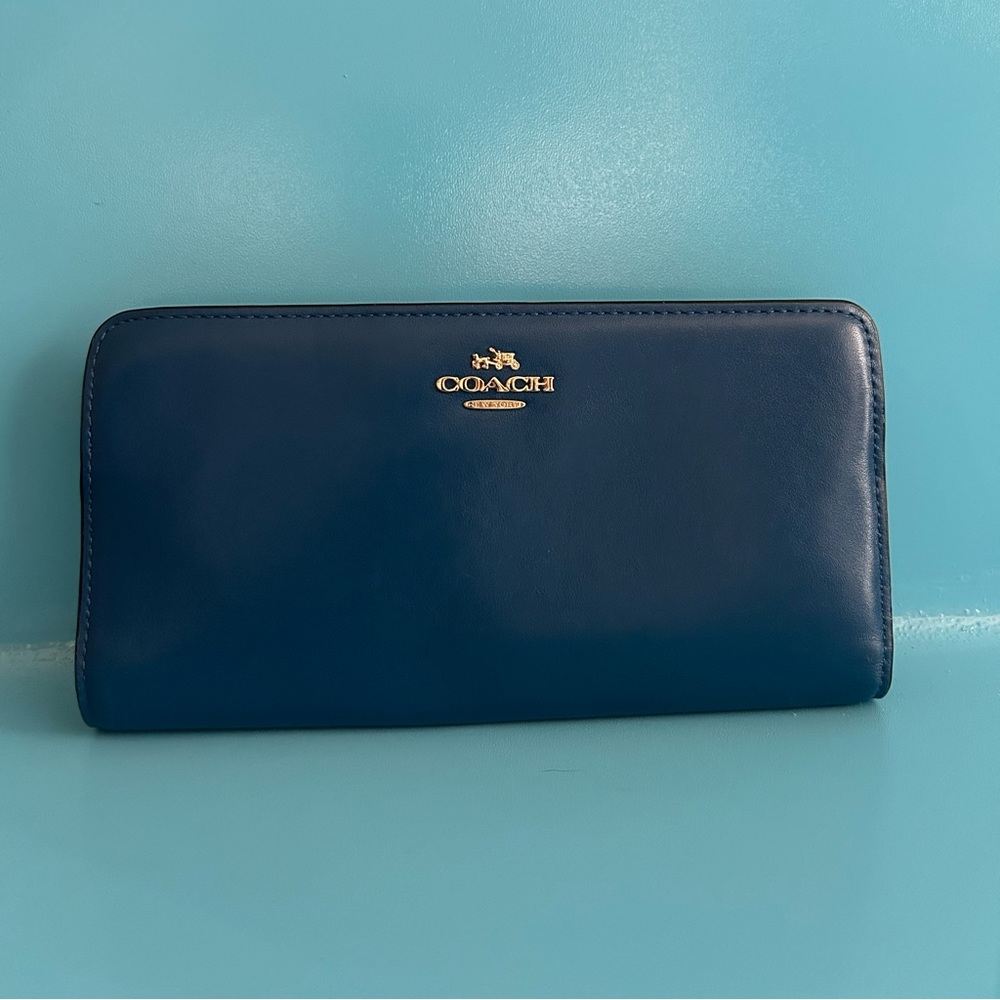 Blue Coach Wallet